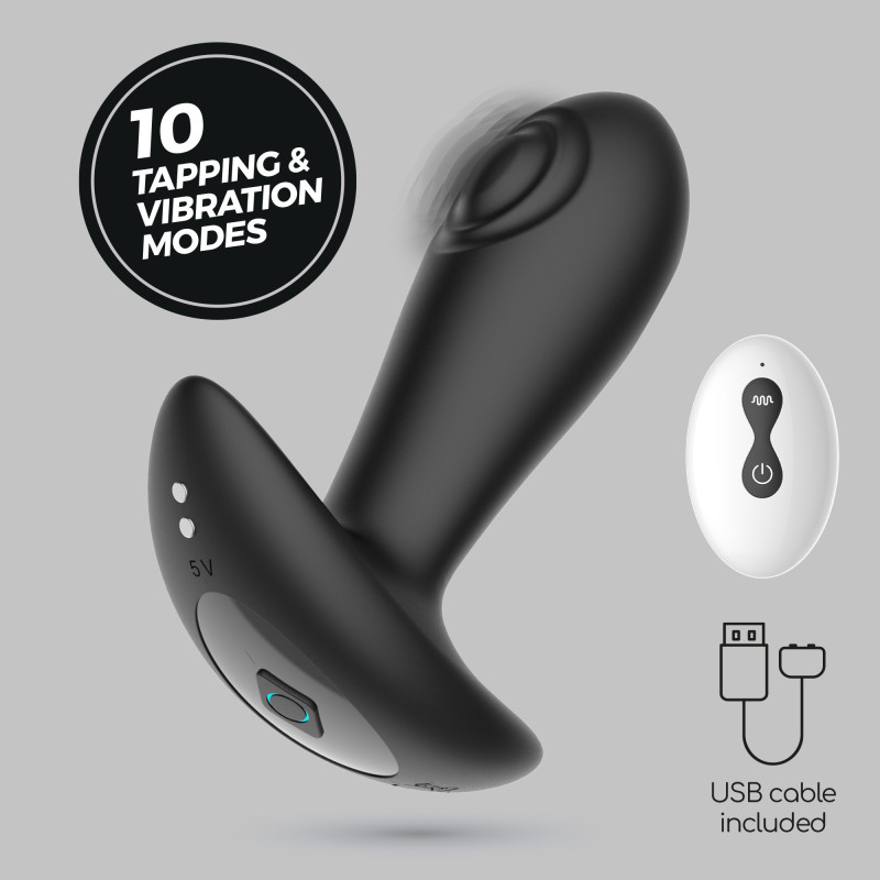 Plug Anal de Golpeteo Octo con Control Remoto Crushious