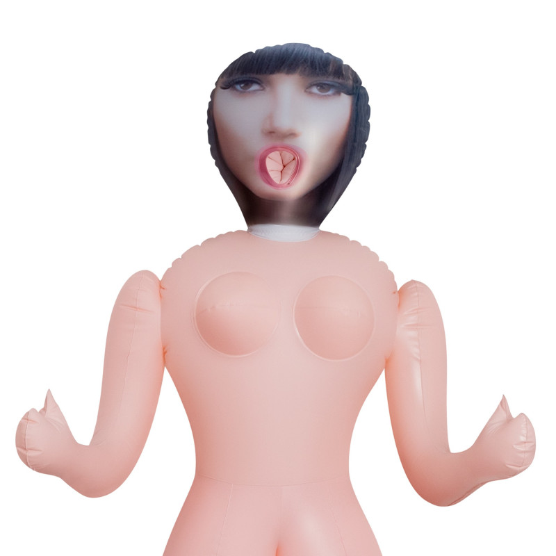 Muñeca Hinchable Paola la Profesora con Masturbador Crushious