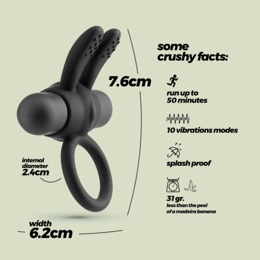 Anillo para el Pene Pluto con Bala Vibradora Crushious