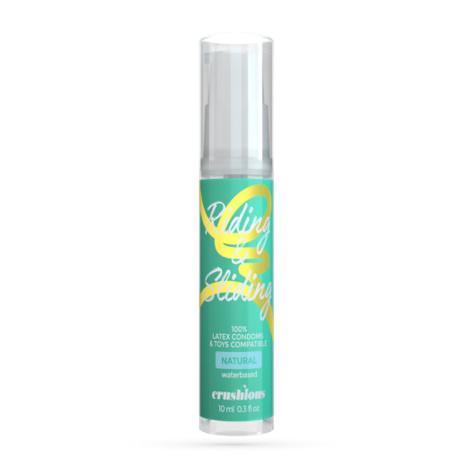 Lubricante Base Agua Riding & Sliding 10 ml Crushious