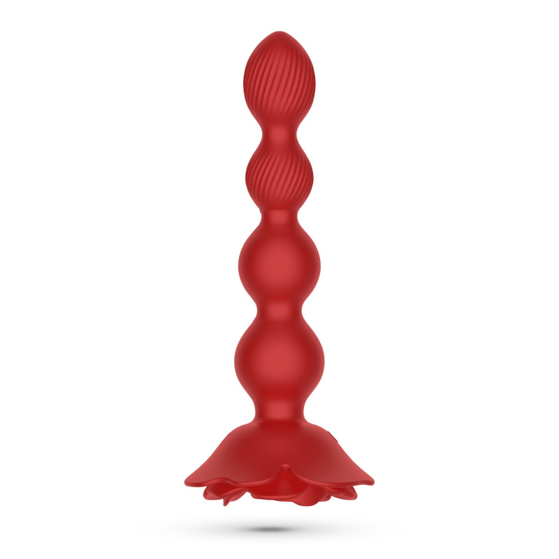Plug Anal Giratorio Rosaline con Control Remoto Crushious