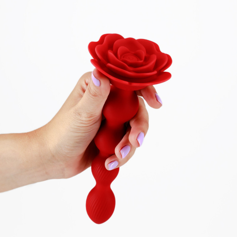 Plug Anal Giratorio Rosaline con Control Remoto Crushious