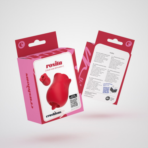 Estimulador Clitorial Rosita con Lengua Crushious