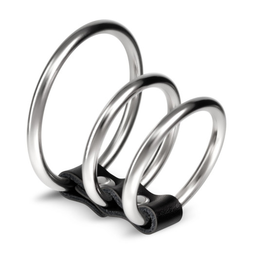 Set de 3 Anillos Metálicos para el Pene Saruman Crushious