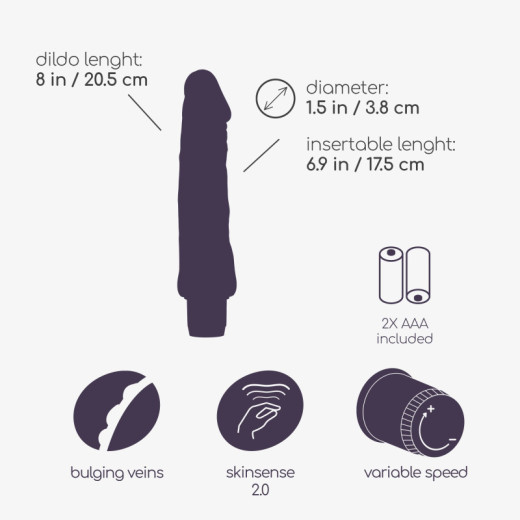 Vibrador Realista Schlong Crushious