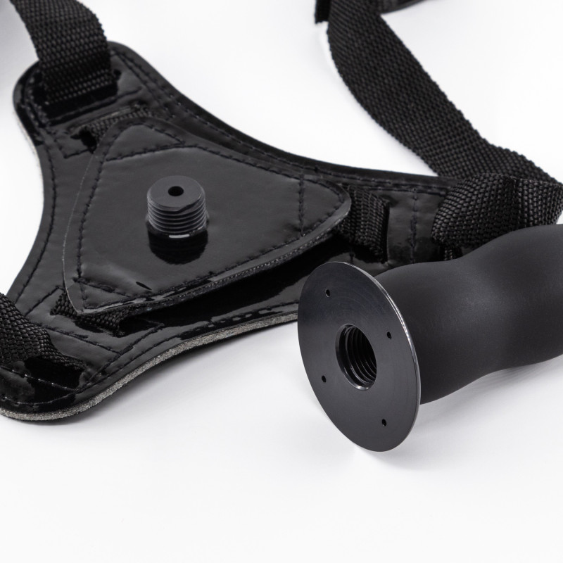 Arnés Strap On Snapper Negro Crushious