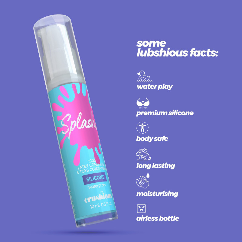 Gel Lubricante de Silicona Splash 10 ml Crushious