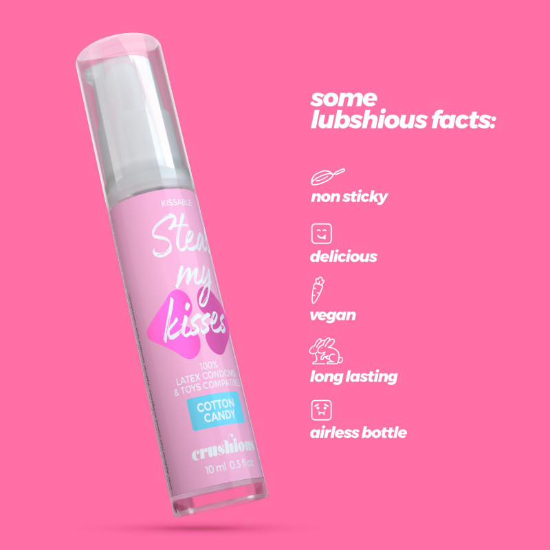 Gel Lubricante Sabor Algodón de Azúcar Steal My Kisses 10 ml Crushious