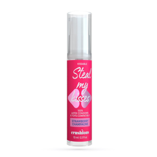 Gel Lubricante Sabor Fresa y Champán Steal My Kisses 10 ml Crushious