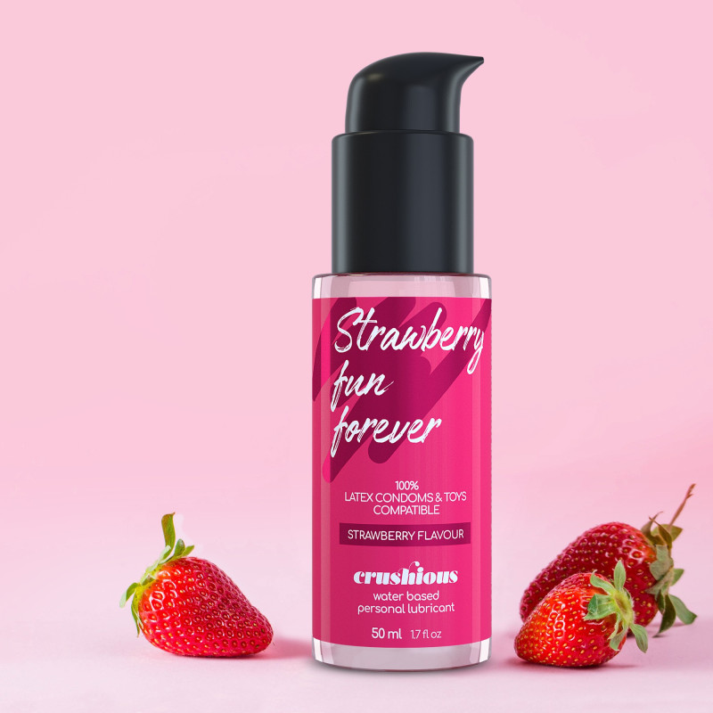 Lubricante Sabor Fresa 50 ml Crushious