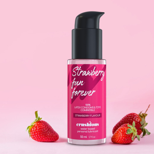 Lubricante Sabor Fresa 50 ml Crushious