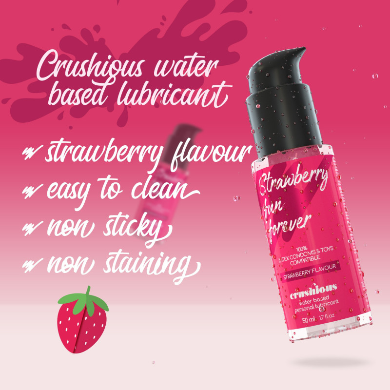 Lubricante Sabor Fresa 50 ml Crushious