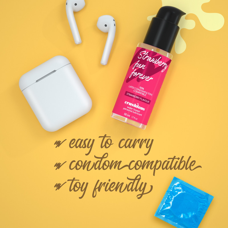 Lubricante Sabor Fresa 50 ml Crushious