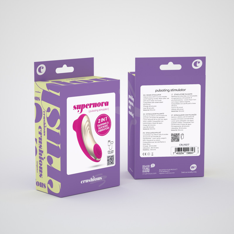 Estimulador Clitorial Supernova Rosa Crushious