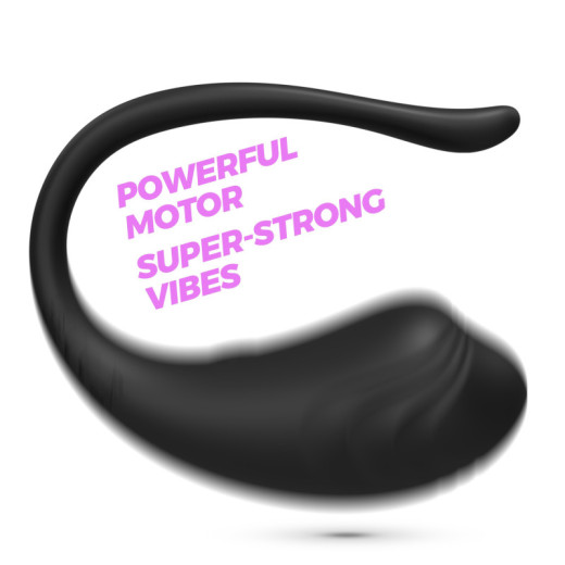 Huevo Vibrador Recargable Tamago con Control Remoto Negro Crushious