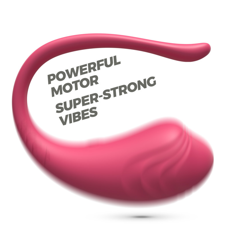 Huevo Vibrador Recargable Tamago con Control Remoto Rosa Crushious