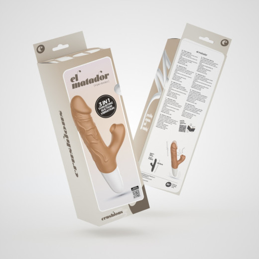 Vibrador Realista con Movimiento El Matador Crushious