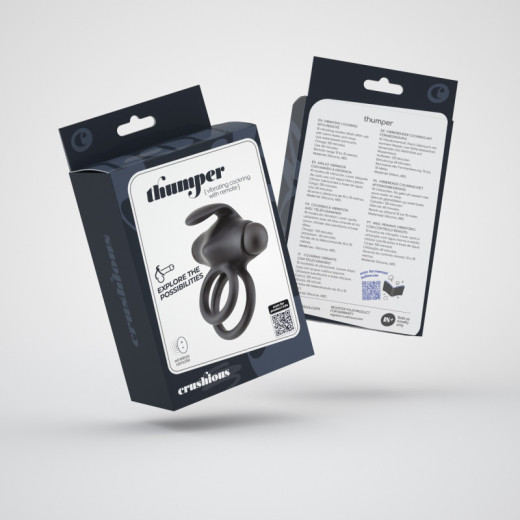 Anillo Vibrador Doble Thumper con Control Remoto Crushious