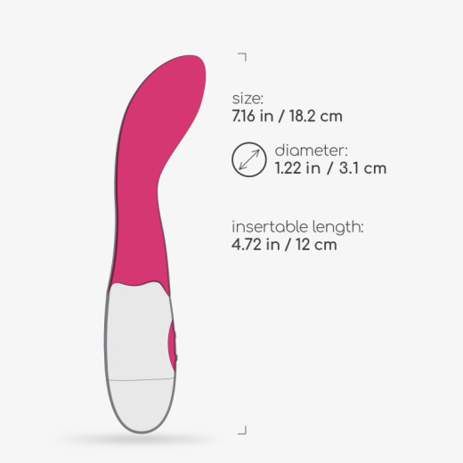 Vibrador Twiglie con Lubricante Base Agua Incluido Crushious