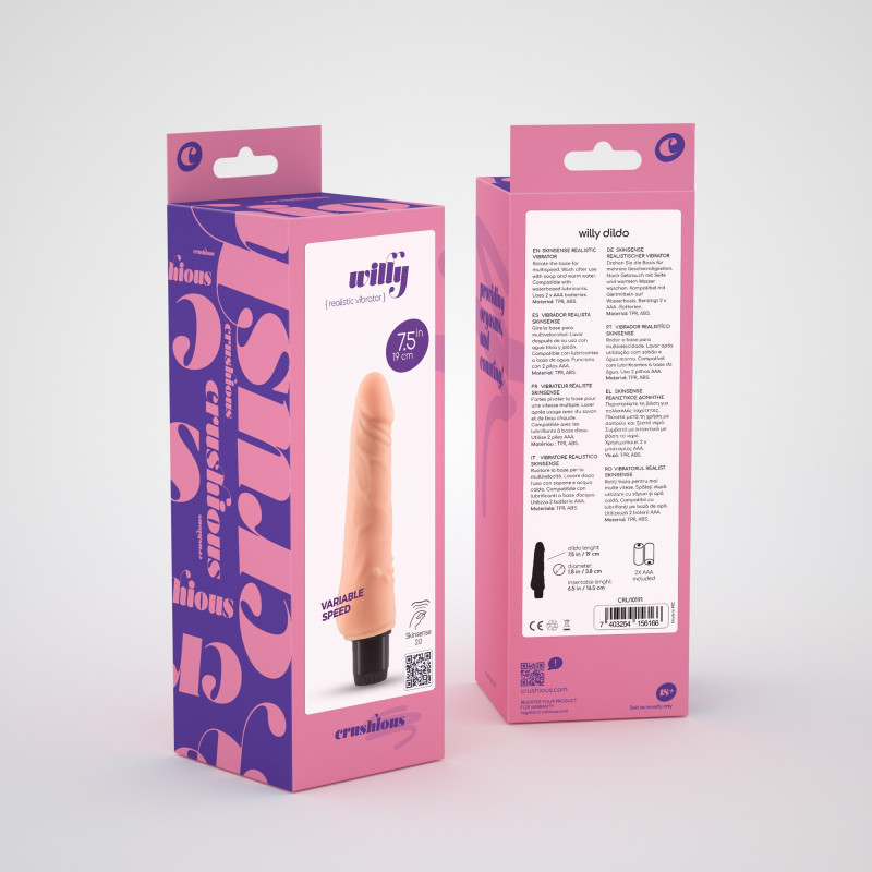 Vibrador Realista Willy Crushious