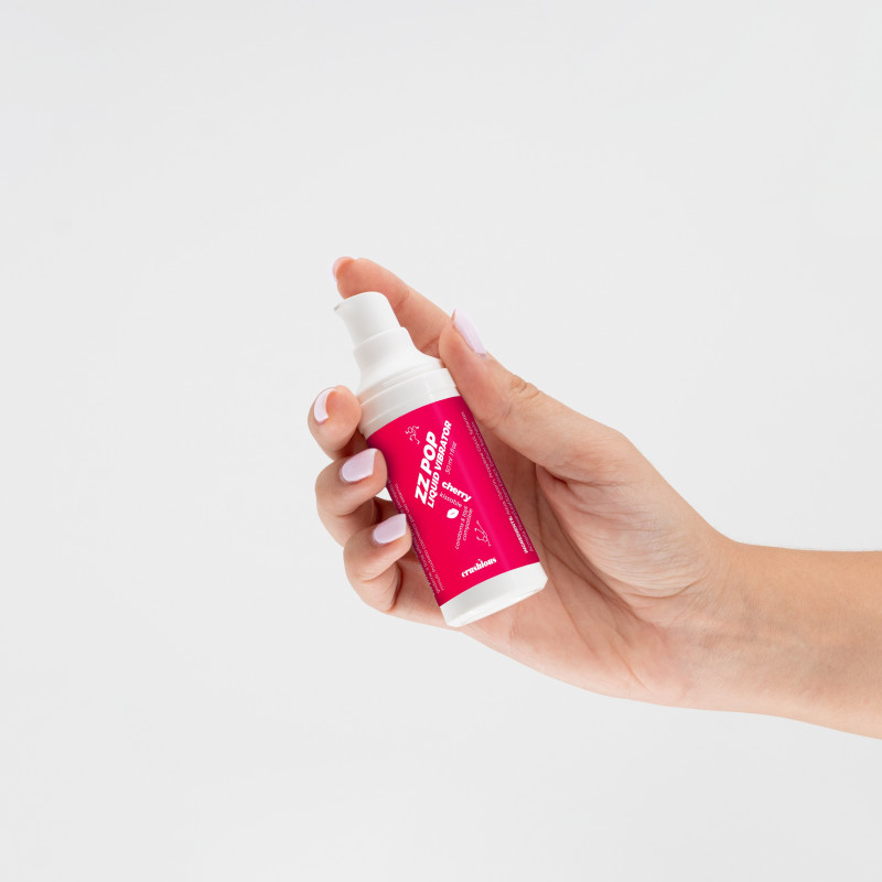 Vibrador Líquido Zz Pop Aroma Cereza 30 ml Crushious