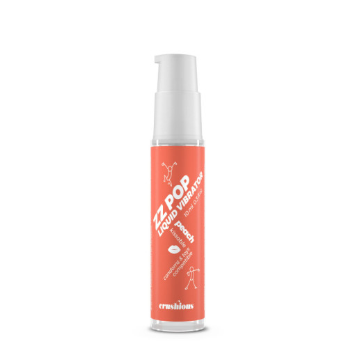 Vibrador Líquido Zz Pop Aroma Durazno 10 ml Crushious
