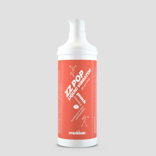Vibrador Líquido Zz Pop Aroma Durazno 30 ml Crushious