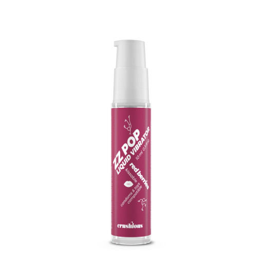 Vibrador Líquido Zz Pop Aroma Frutos Rojos 10 ml Crushious