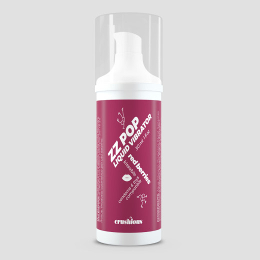 Vibrador Líquido Zz Pop Aroma Frutos Rojos 30 ml Crushious