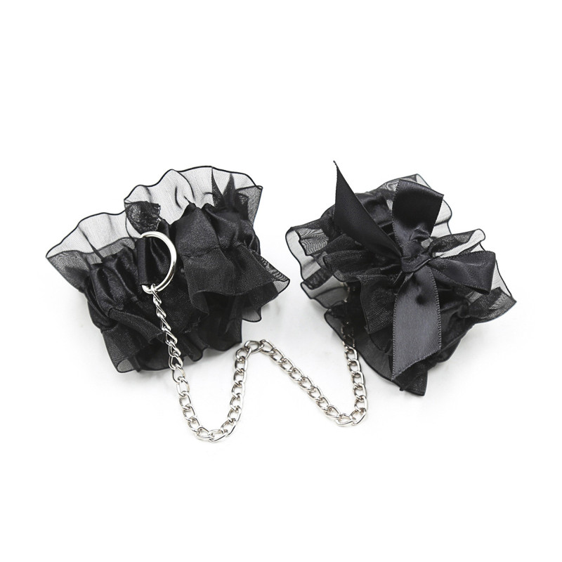 Conjunto de Encaje Negro Lace Me Up Crushious