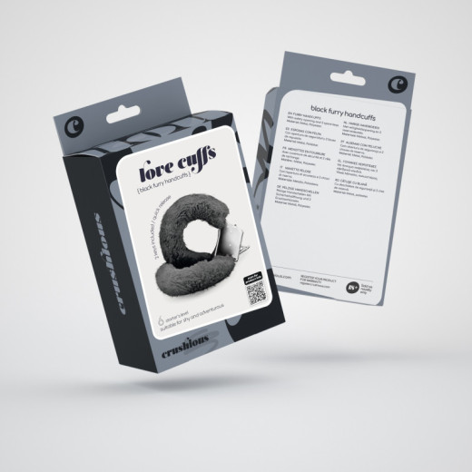 Esposas de Peluche Love Cuffs Negras Crushious
