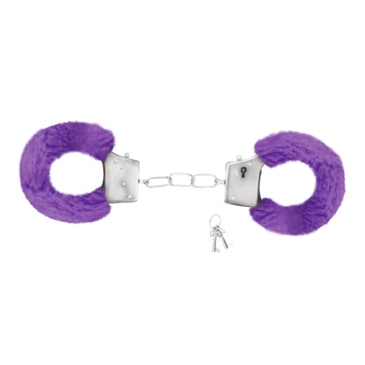 Esposas de Peluche Love Cuffs Moradas Crushious