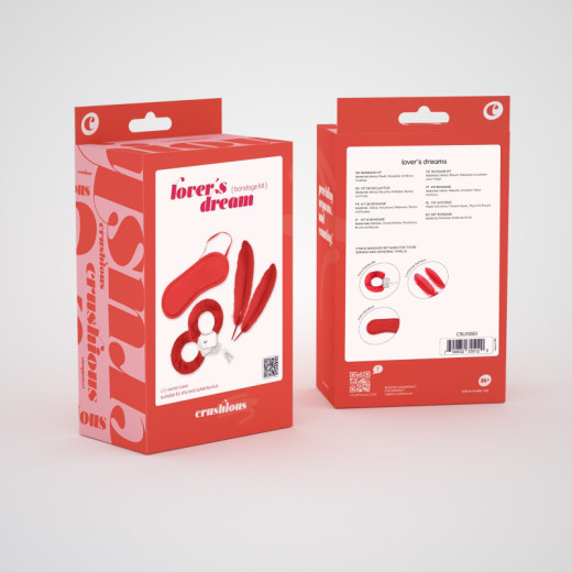 Kit Bondage Lover's Dream Rojo Crushious