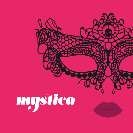 Antifaz de Encaje Negro Mystica Crushious