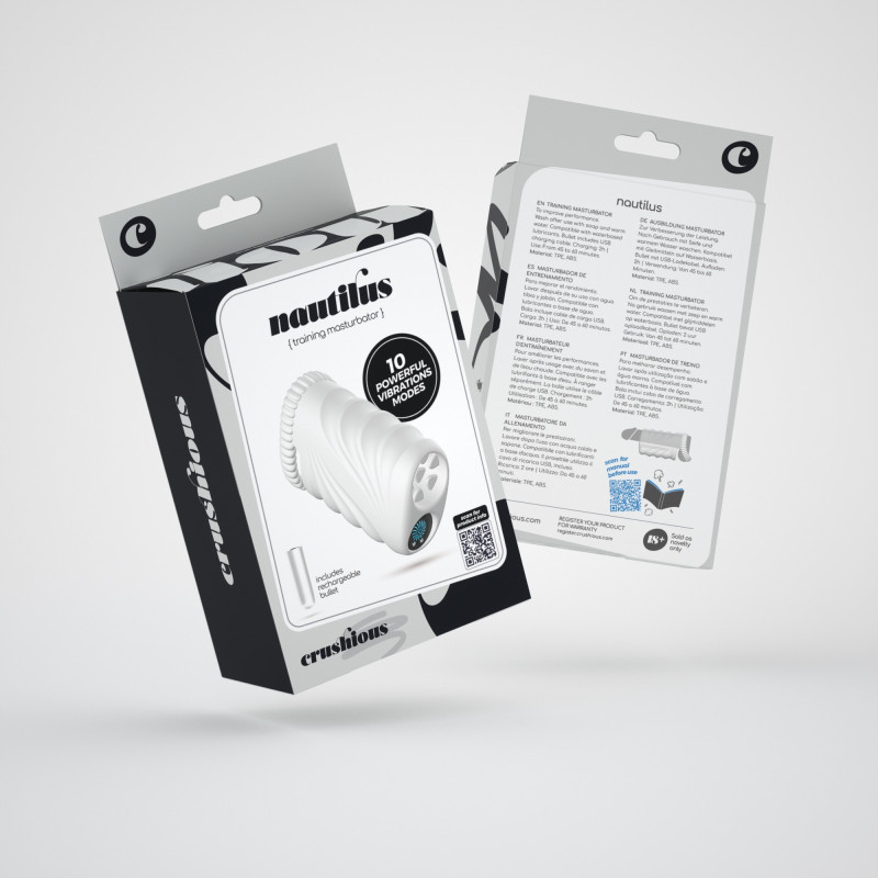 Masturbador de Entrenamiento Nautilus con Bala Removible Crushious