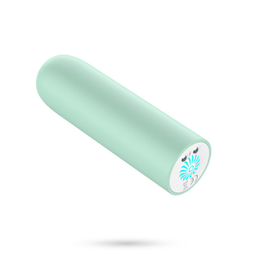 Bala Vibradora Recargable USB Quackers Verde Menta Crushious