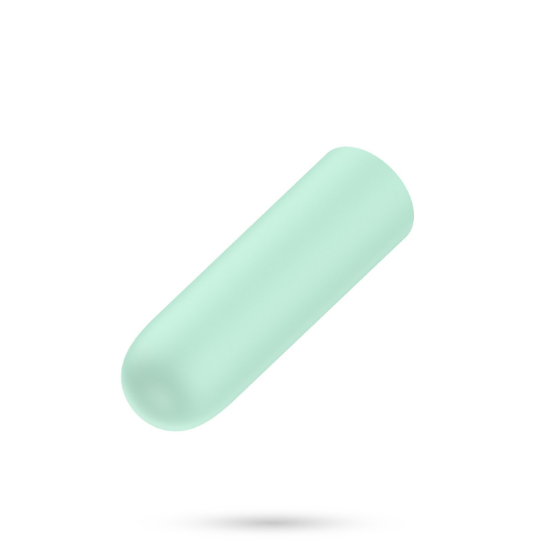 Bala Vibradora Recargable USB Quackers Verde Menta Crushious