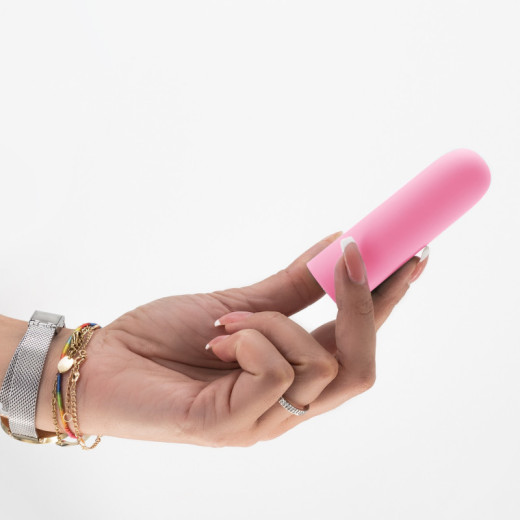 Bala Vibradora Recargable USB Quackers Rosa Crushious