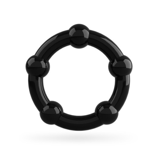 Set de Anillos para el Pene Triple Bead Negro Crushious