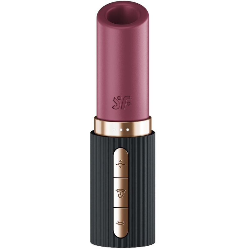 SATISFYER - PRO 2 KISS ESTIMULADOR CLÍTORIS POR ONDAS GRANATE / NEGRO