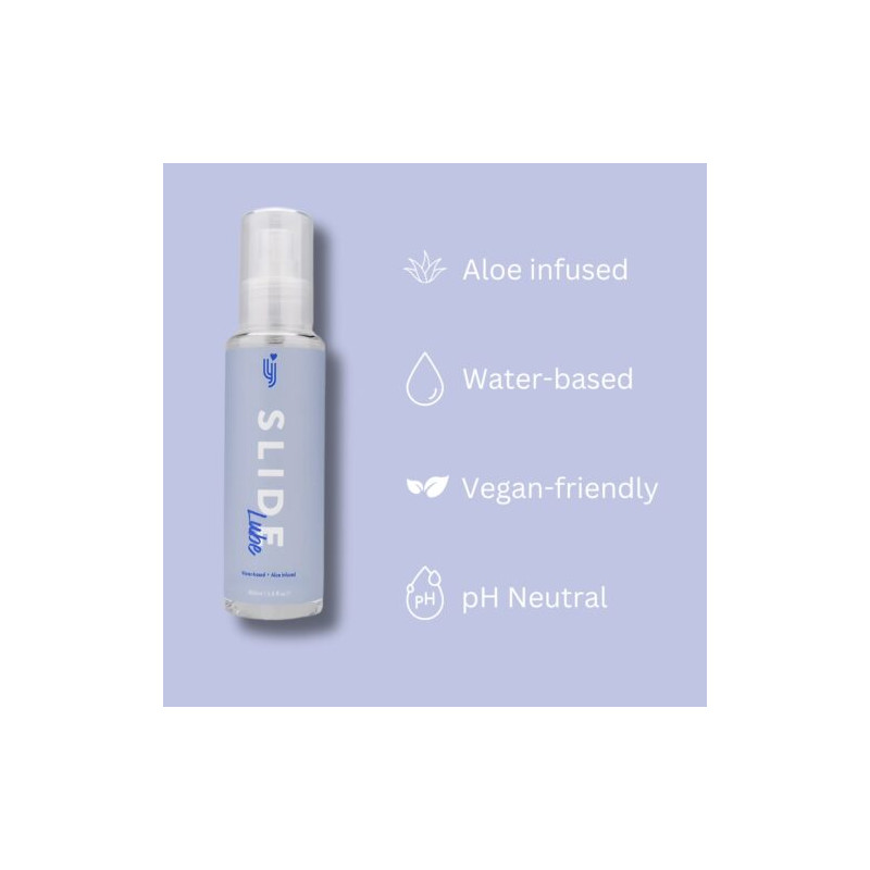Lubricante Loving Joy Slide a base de agua con infusión de aloe 100 ml