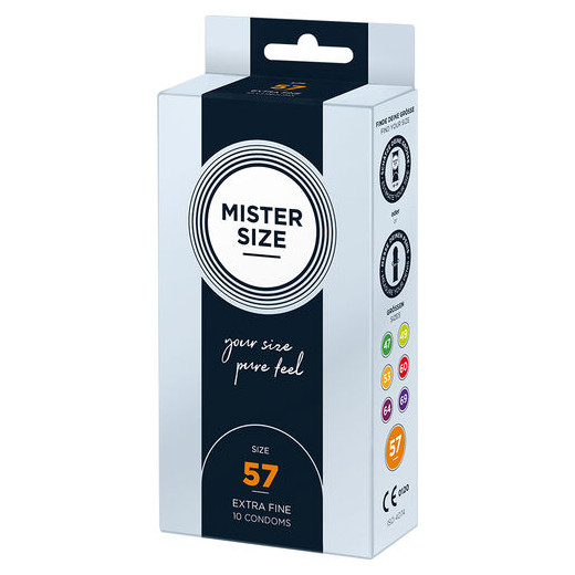 MISTER SIZE - PRESERVATIVOS TALLA L 57 MM (10 UNIDADES)
