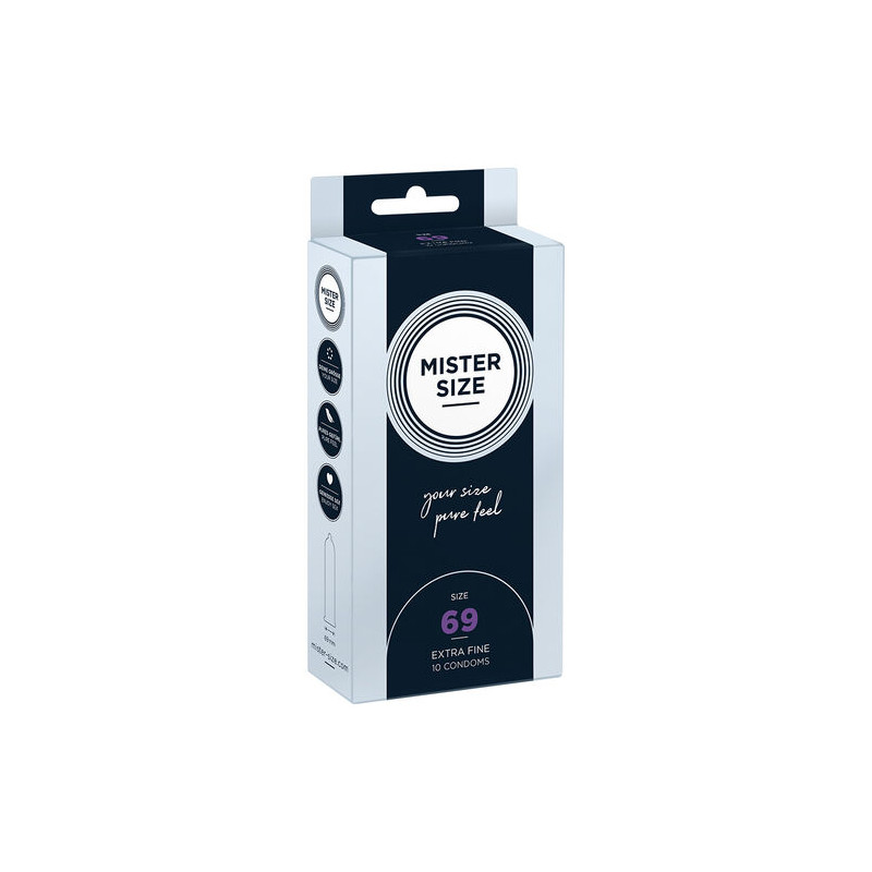 MISTER SIZE - PRESERVATIVOS TALLA XXXL 69 MM (10 UNIDADES)