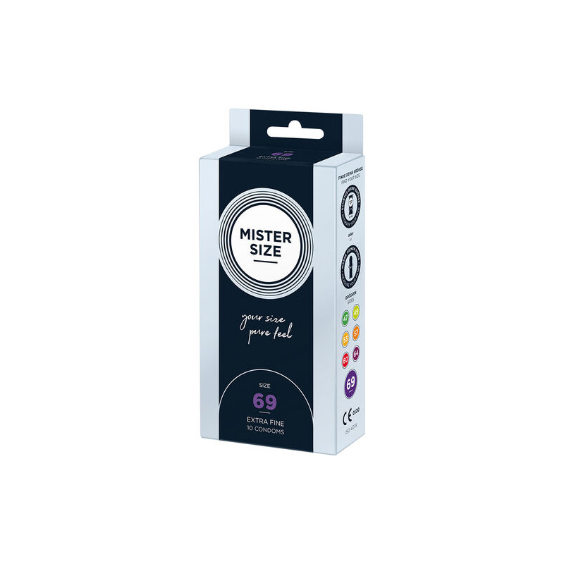 MISTER SIZE - PRESERVATIVOS TALLA XXXL 69 MM (10 UNIDADES)
