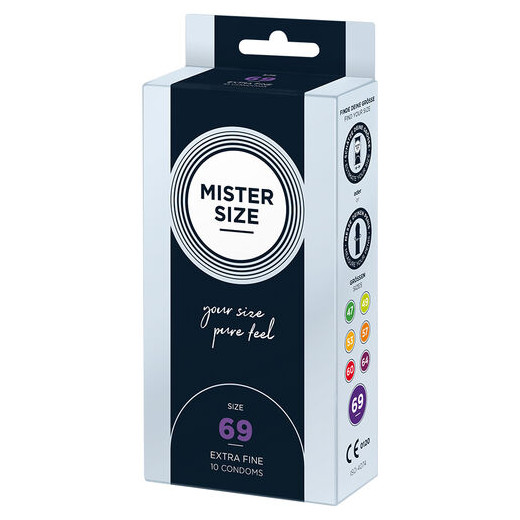 MISTER SIZE - PRESERVATIVOS TALLA XXXL 69 MM (10 UNIDADES)