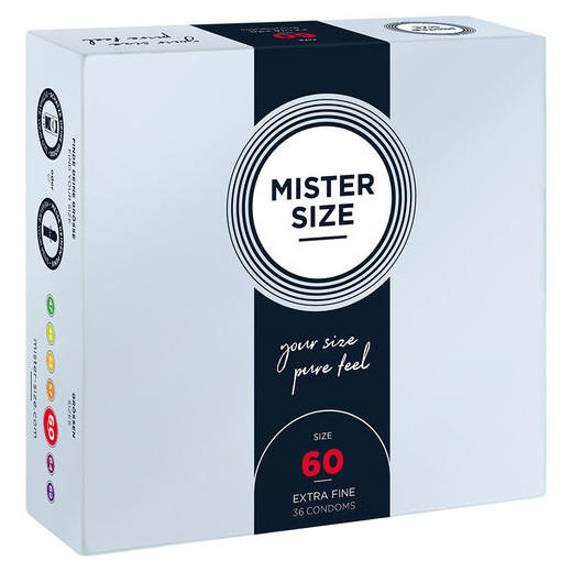 MISTER SIZE - PRESERVATIVOS TALLA XL 60 MM (36 UNIDADES)