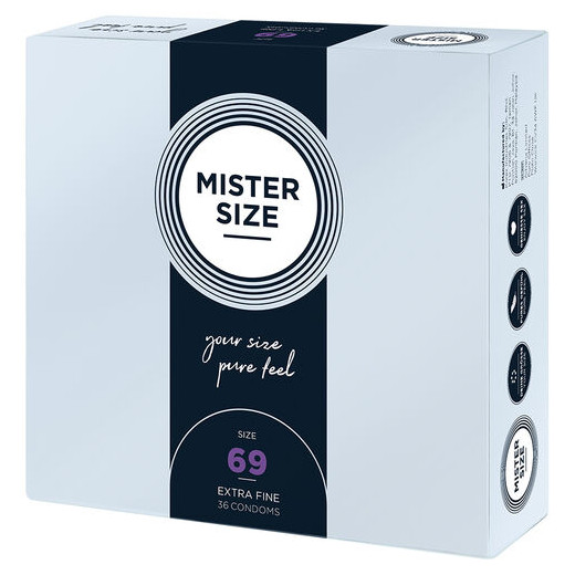 MISTER SIZE - PRESERVATIVOS TALLA XXXL 69 MM (36 UNIDADES)