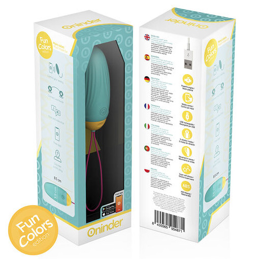 ONINDER CUTE - LOVE PLEASURE HUEVO VIBRO-GEMAS ROTADORAS SILICONA - APP MUNDIAL GRATUITA