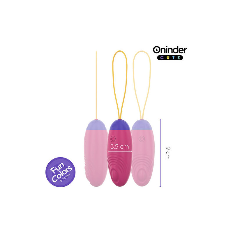ONINDER CUTE - LOVE PLEASURE HUEVO VIBRO-WAVE TAPPING SILICONA - APP MUNDIAL GRATUITA