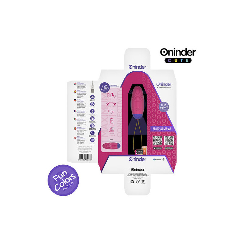 ONINDER CUTE - LOVE PLEASURE HUEVO VIBRO-WAVE TAPPING SILICONA - APP MUNDIAL GRATUITA